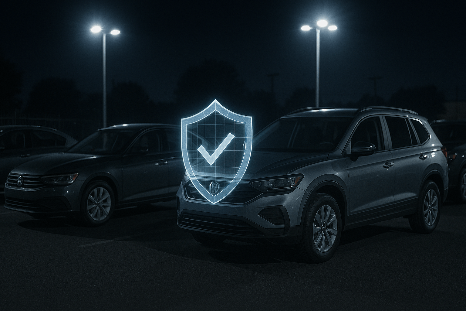 Dealership Car Lot Night Vehicle Security Theft Protection