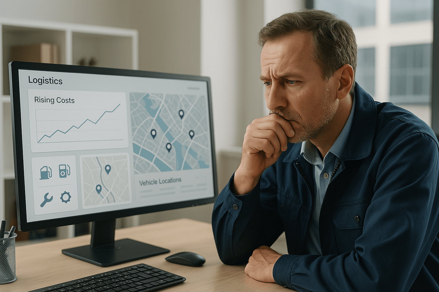 Managing Fleet Challenges GPS Tracking Dashboard