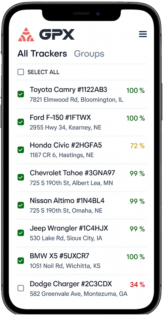 Vehicle Tracker Dashboard for Car Dealerships
