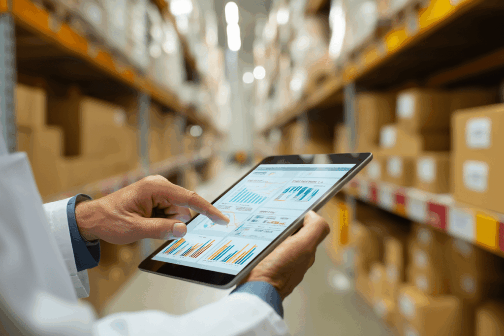 Warehouse Inventory Analytics on Tablet